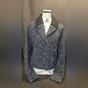 Gap Wool Blend Peacoat Navy Heather Peacoat Women’s Size Small